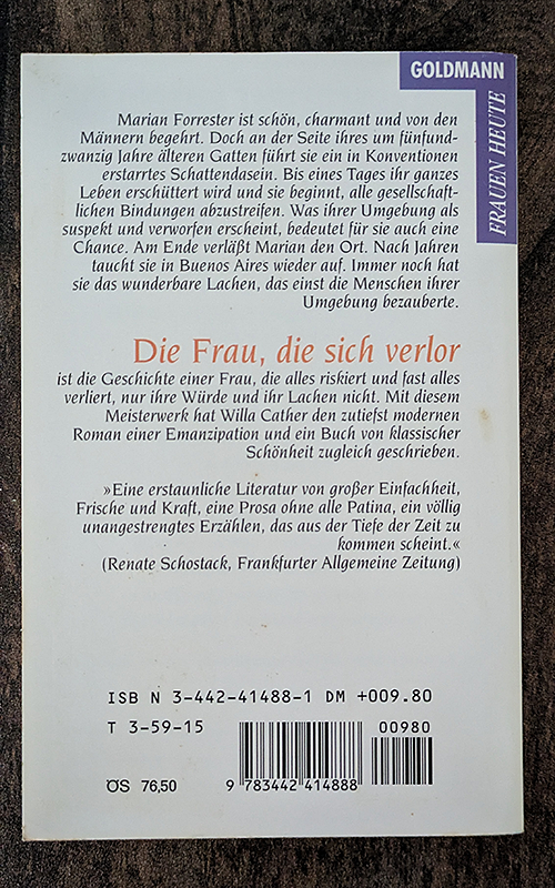 Die Frau, die sich verlor